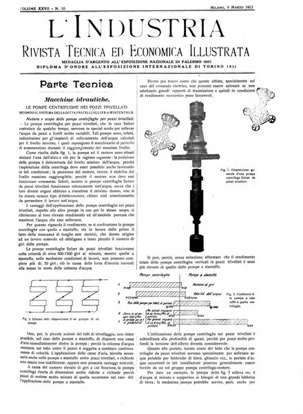 L'industria rivista tecnica ed economica illustrata