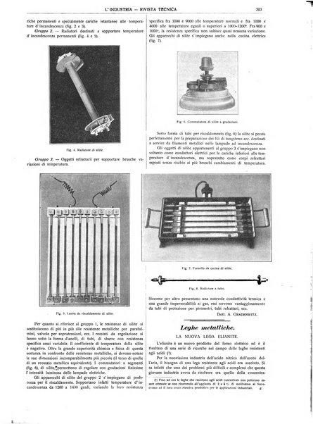 L'industria rivista tecnica ed economica illustrata