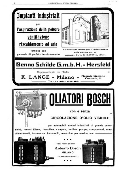 L'industria rivista tecnica ed economica illustrata