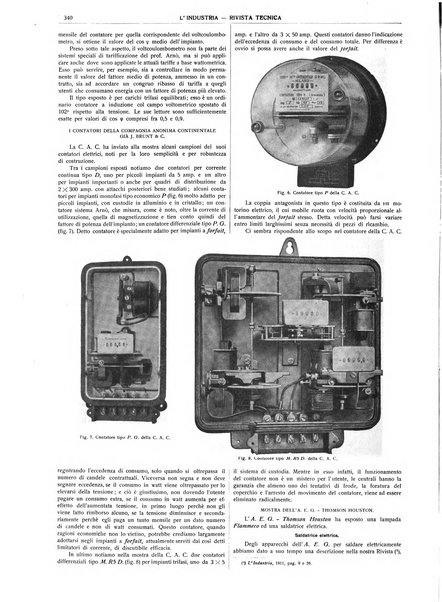 L'industria rivista tecnica ed economica illustrata