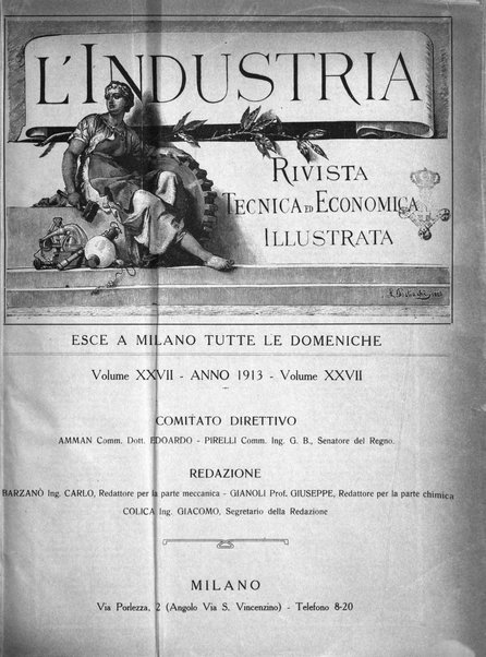 L'industria rivista tecnica ed economica illustrata