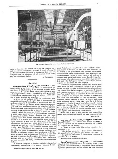 L'industria rivista tecnica ed economica illustrata