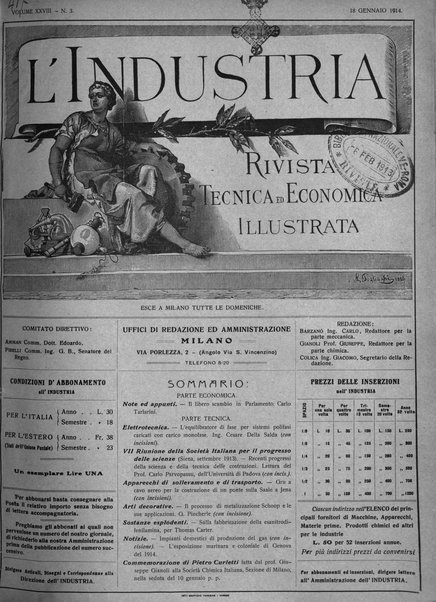 L'industria rivista tecnica ed economica illustrata