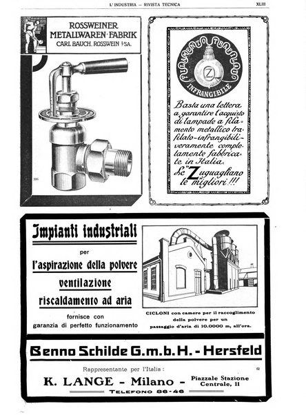 L'industria rivista tecnica ed economica illustrata