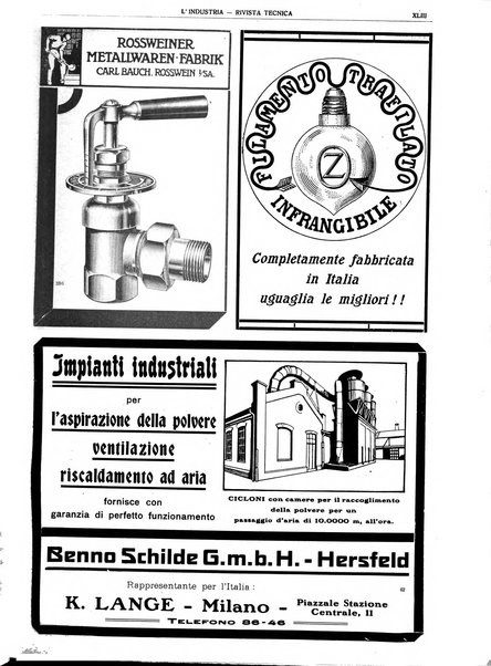 L'industria rivista tecnica ed economica illustrata