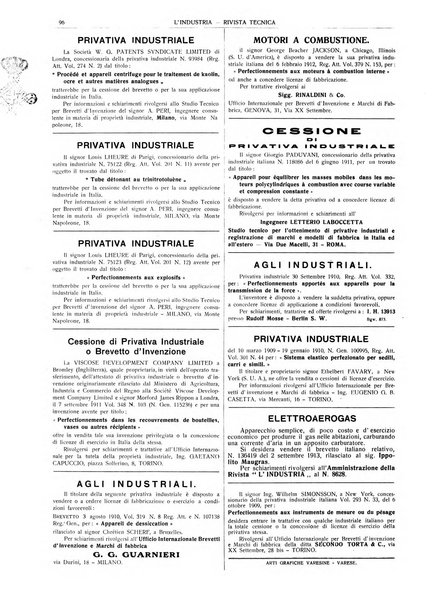 L'industria rivista tecnica ed economica illustrata