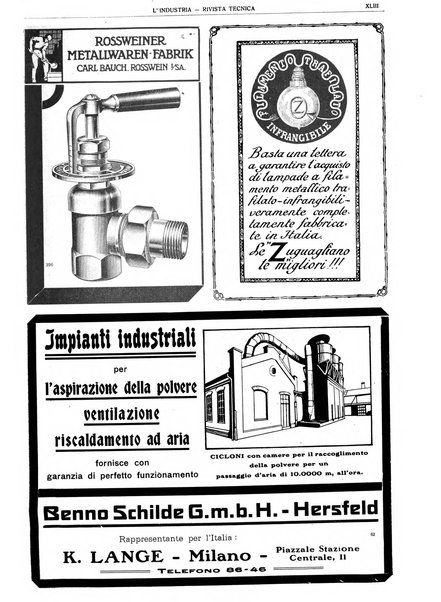 L'industria rivista tecnica ed economica illustrata