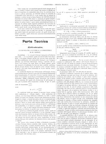 L'industria rivista tecnica ed economica illustrata