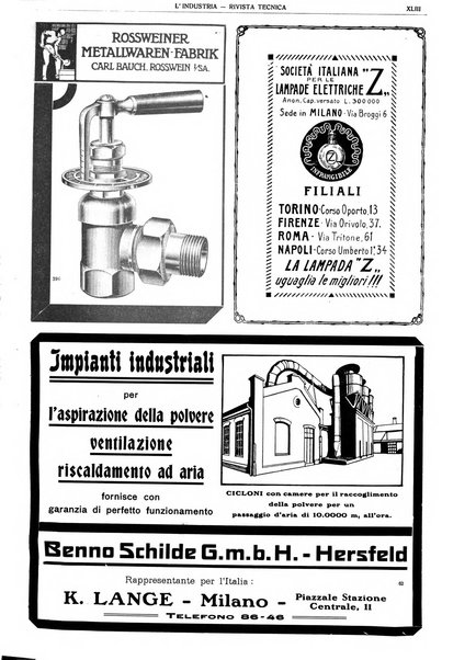 L'industria rivista tecnica ed economica illustrata