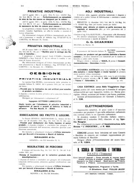 L'industria rivista tecnica ed economica illustrata