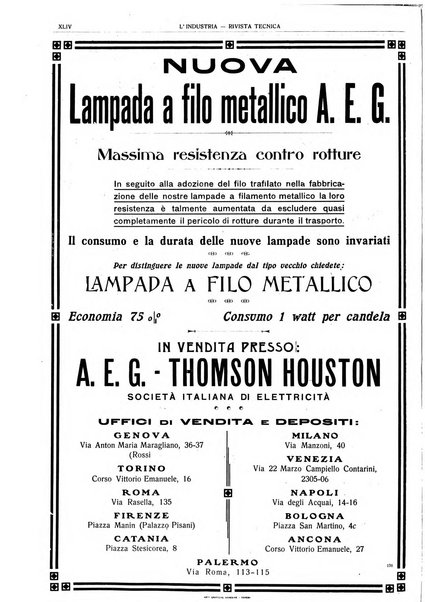 L'industria rivista tecnica ed economica illustrata