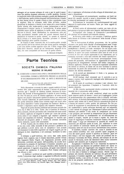 L'industria rivista tecnica ed economica illustrata