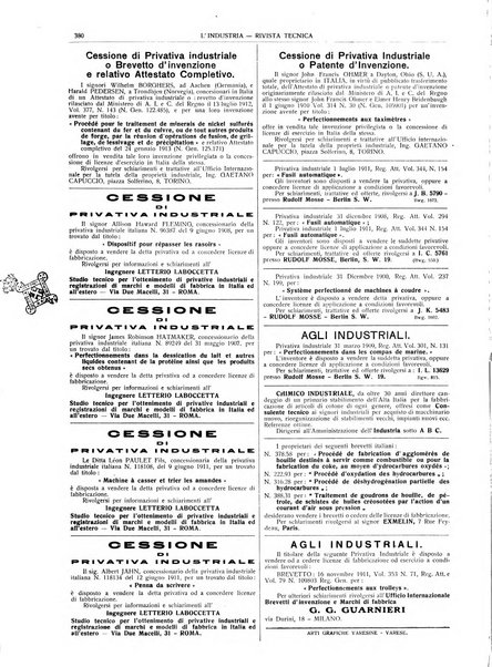 L'industria rivista tecnica ed economica illustrata