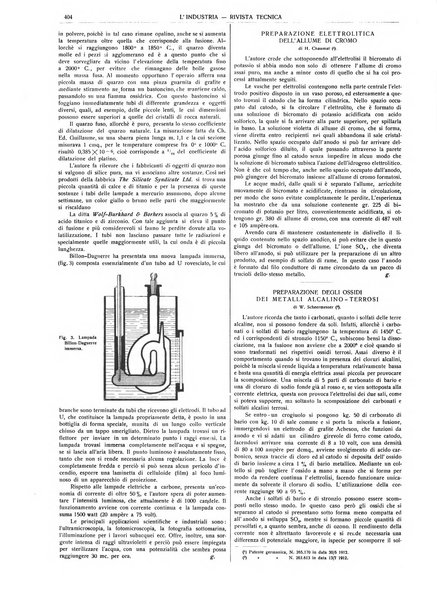 L'industria rivista tecnica ed economica illustrata