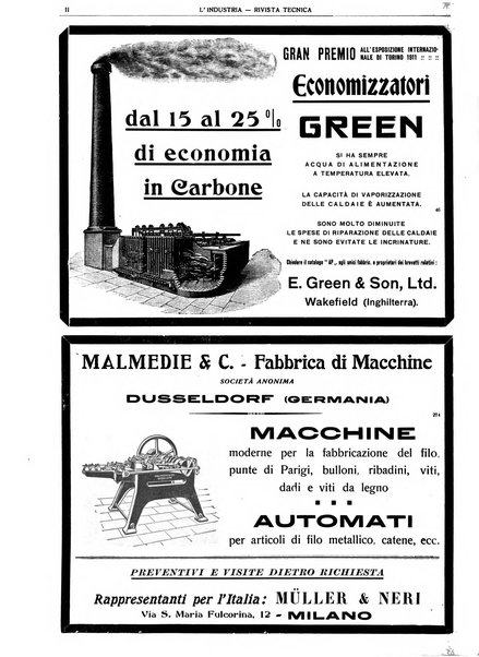 L'industria rivista tecnica ed economica illustrata