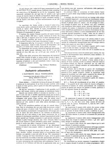 L'industria rivista tecnica ed economica illustrata