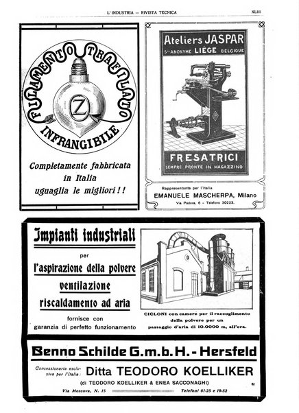 L'industria rivista tecnica ed economica illustrata