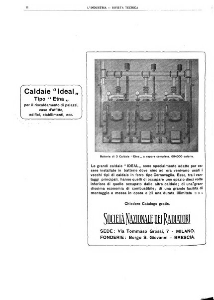 L'industria rivista tecnica ed economica illustrata