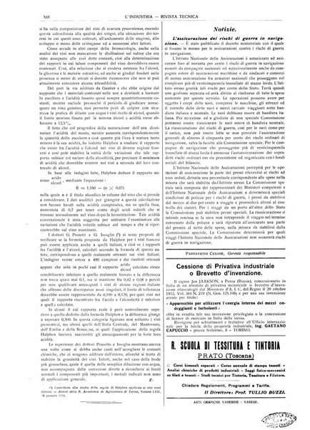 L'industria rivista tecnica ed economica illustrata