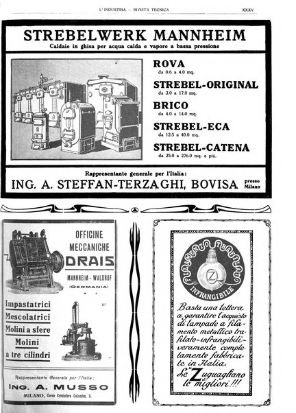 L'industria rivista tecnica ed economica illustrata