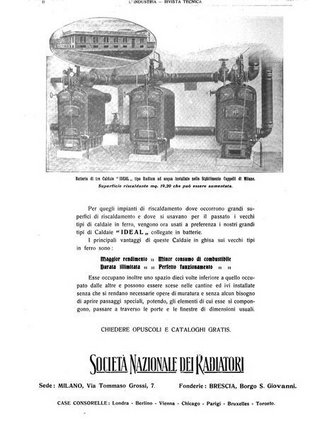 L'industria rivista tecnica ed economica illustrata