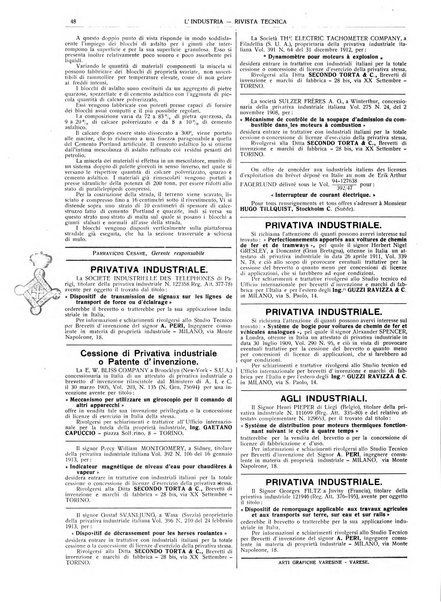 L'industria rivista tecnica ed economica illustrata