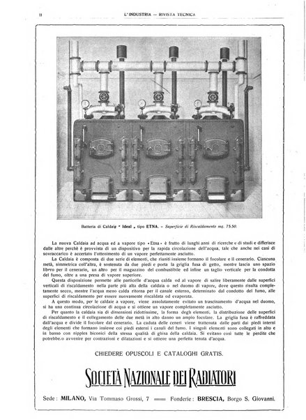 L'industria rivista tecnica ed economica illustrata