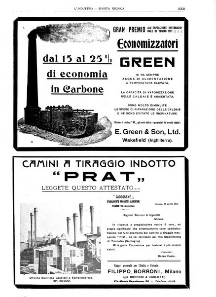 L'industria rivista tecnica ed economica illustrata