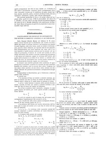 L'industria rivista tecnica ed economica illustrata