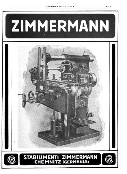 L'industria rivista tecnica ed economica illustrata