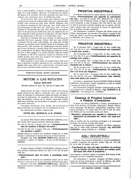 L'industria rivista tecnica ed economica illustrata