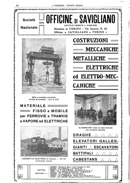 L'industria rivista tecnica ed economica illustrata