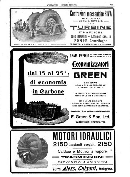 L'industria rivista tecnica ed economica illustrata