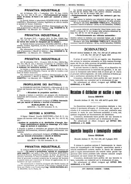 L'industria rivista tecnica ed economica illustrata