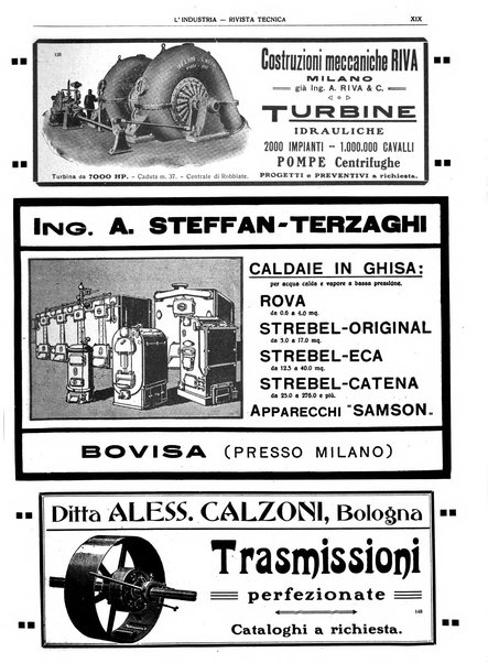 L'industria rivista tecnica ed economica illustrata