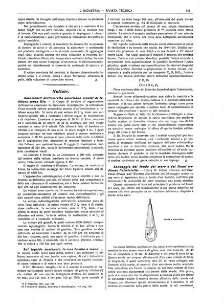 L'industria rivista tecnica ed economica illustrata