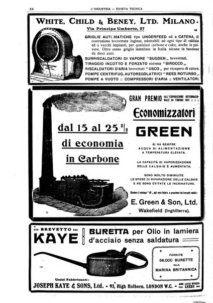 L'industria rivista tecnica ed economica illustrata