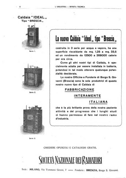 L'industria rivista tecnica ed economica illustrata