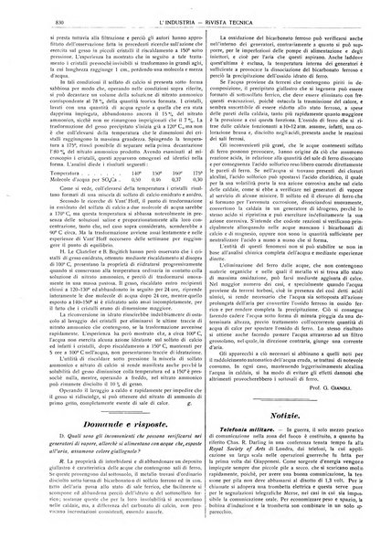 L'industria rivista tecnica ed economica illustrata