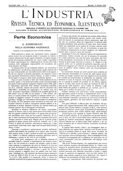 L'industria rivista tecnica ed economica illustrata