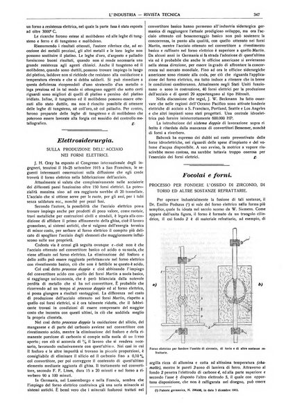 L'industria rivista tecnica ed economica illustrata