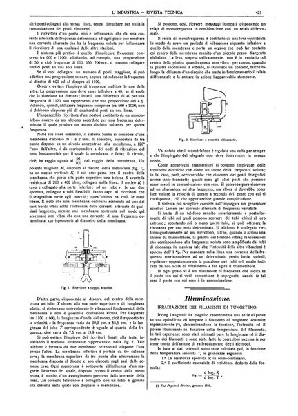 L'industria rivista tecnica ed economica illustrata