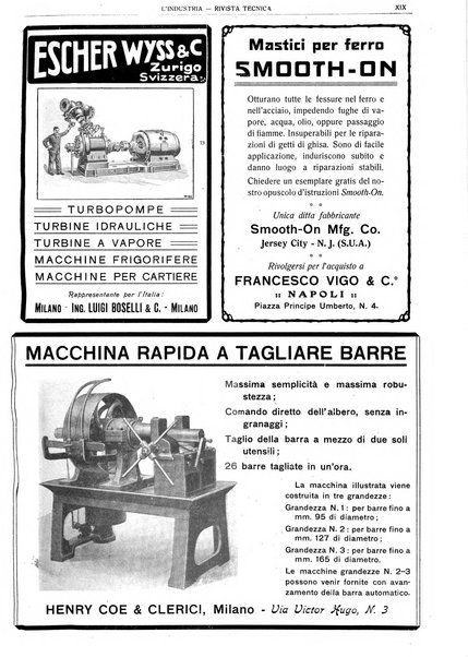 L'industria rivista tecnica ed economica illustrata