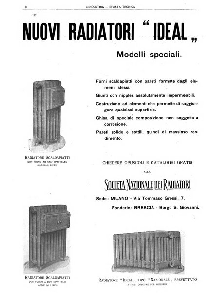 L'industria rivista tecnica ed economica illustrata