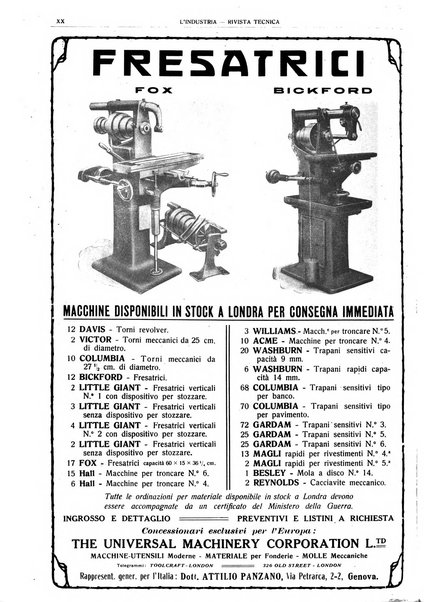 L'industria rivista tecnica ed economica illustrata