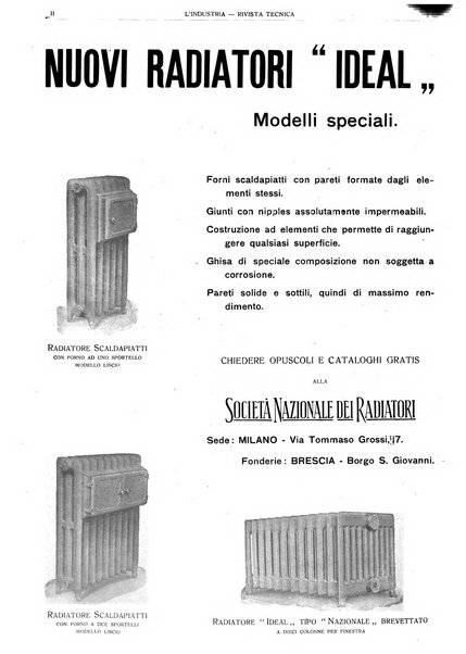 L'industria rivista tecnica ed economica illustrata