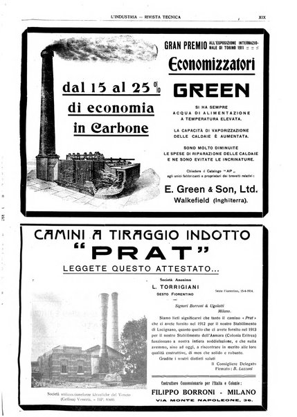 L'industria rivista tecnica ed economica illustrata