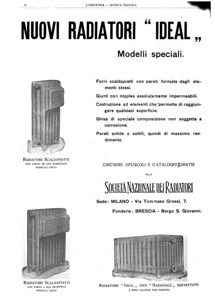 L'industria rivista tecnica ed economica illustrata