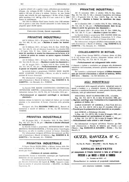 L'industria rivista tecnica ed economica illustrata