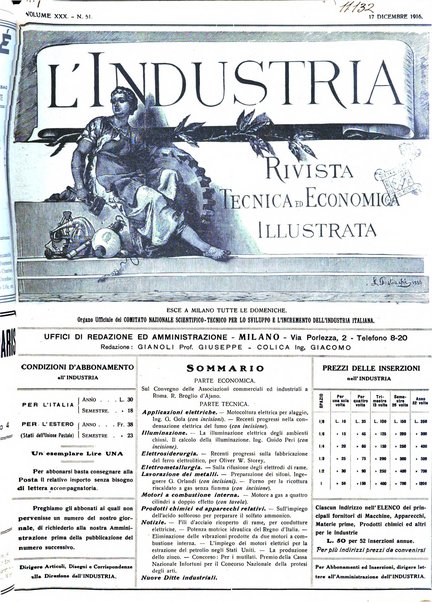 L'industria rivista tecnica ed economica illustrata